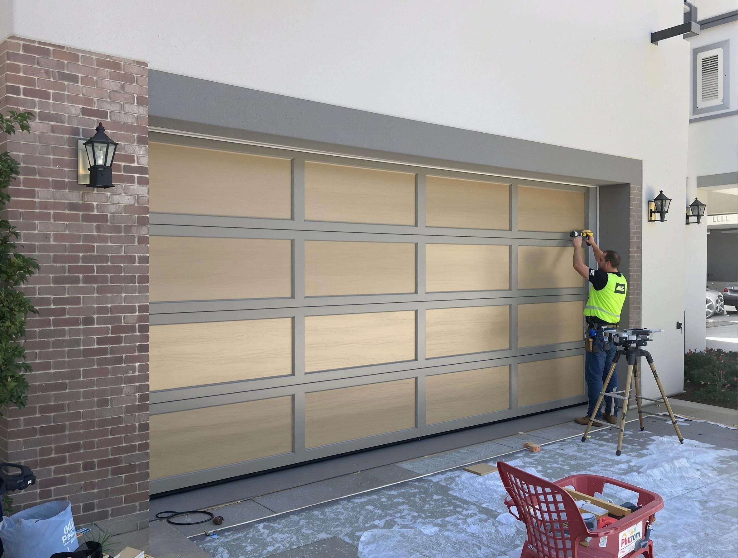 Garage door replacement service by Brookline Garage Door Repair in Brookline