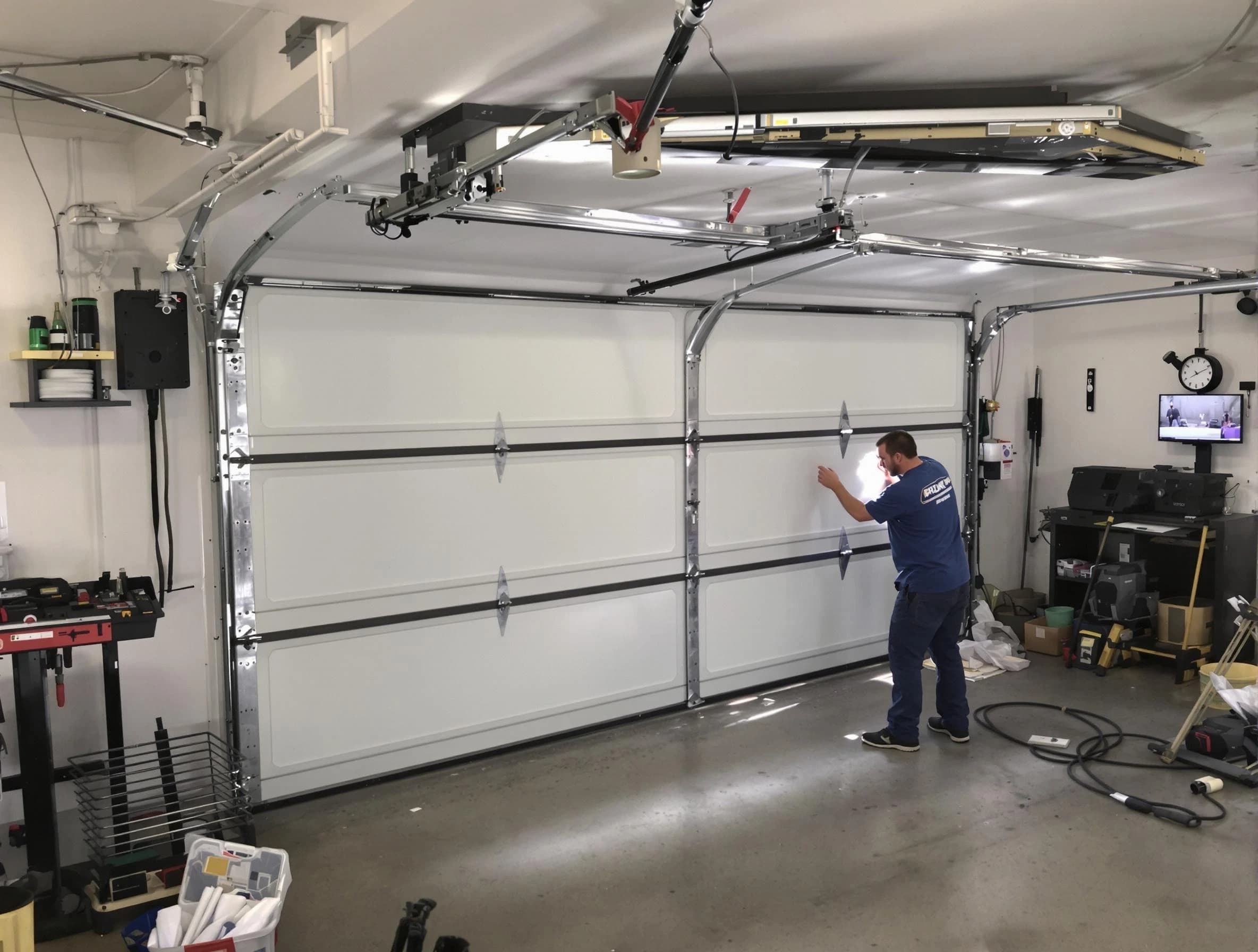 Professional garage door repair service by Brookline Garage Door Repair in Brookline