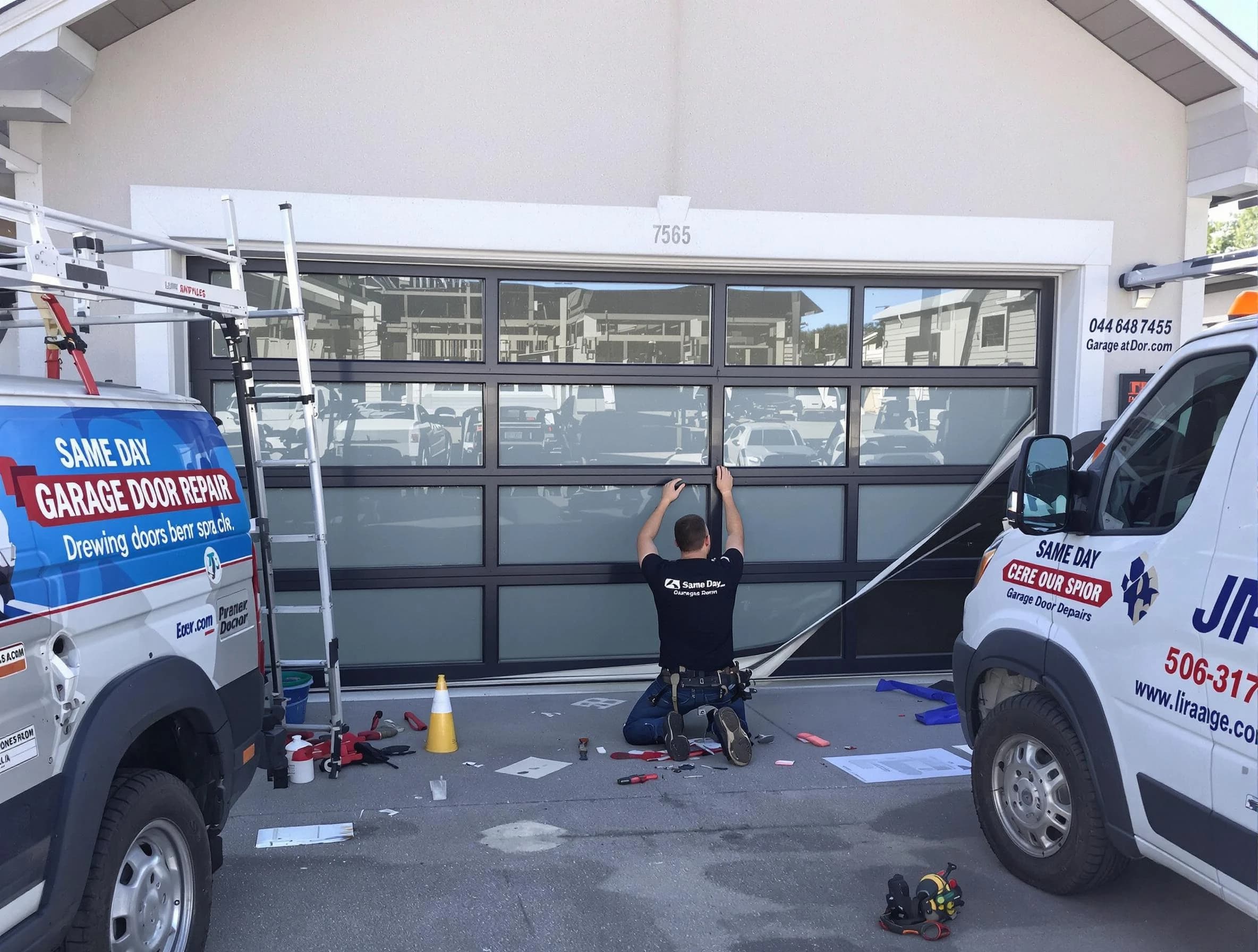 Brookline Garage Door Repair providing same-day garage door repair in Brookline