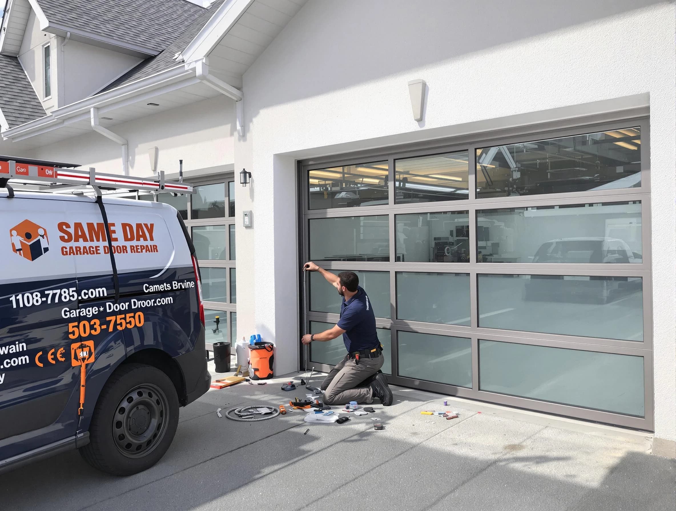 Same-day garage door repair service by Brookline Garage Door Repair in Brookline