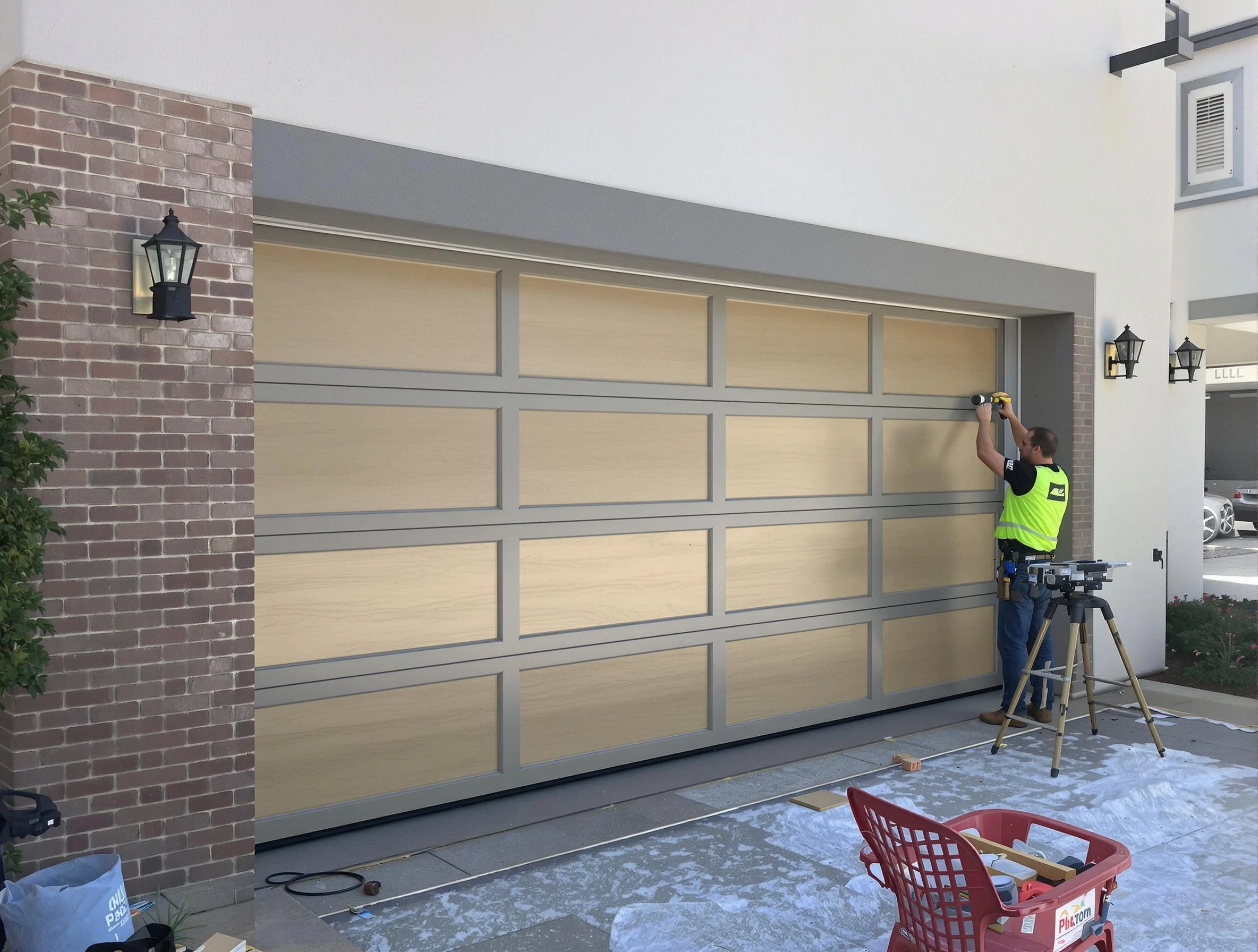 Garage door replacement service by Brookline Garage Door Repair in Brookline