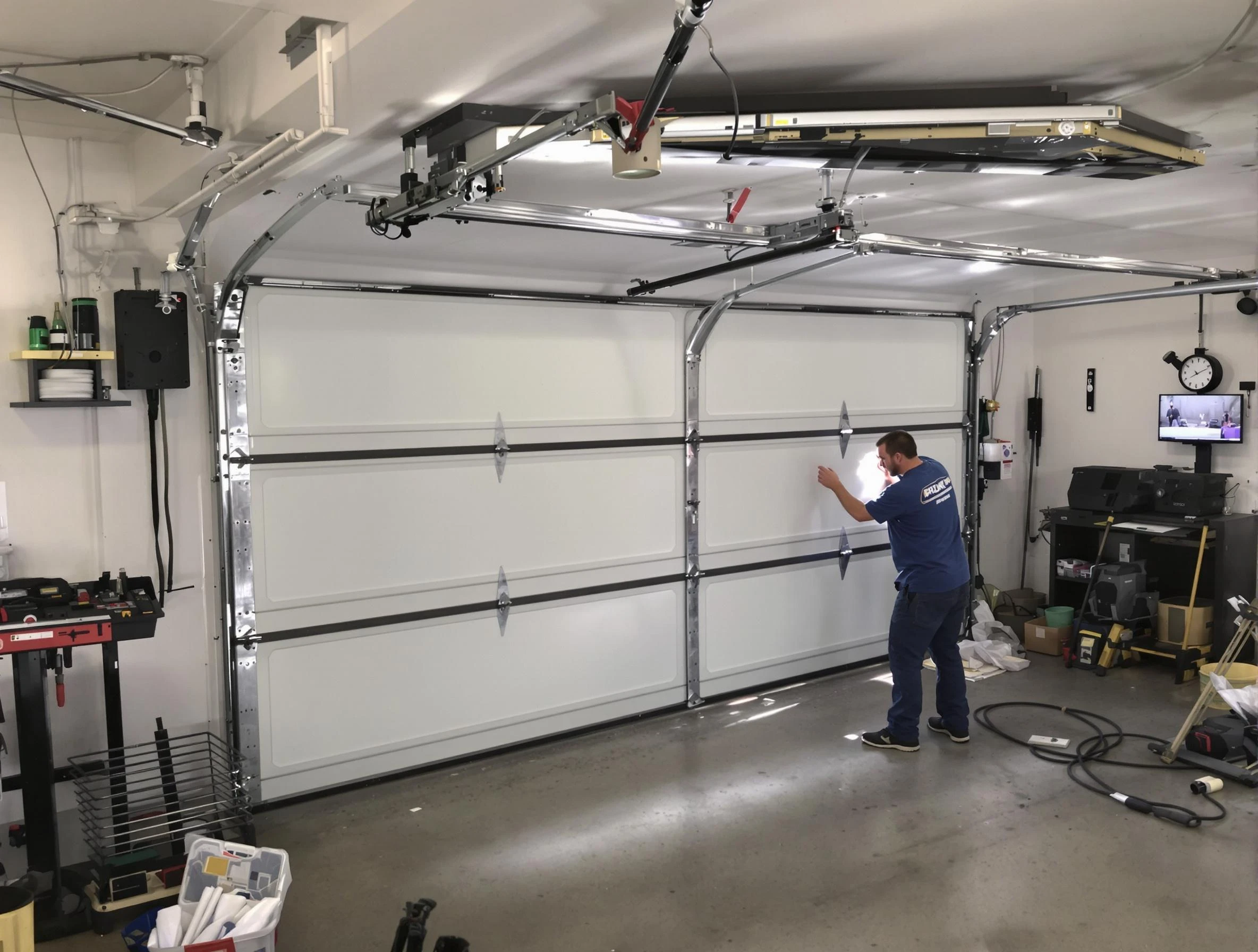 Professional garage door repair service by Brookline Garage Door Repair in Brookline