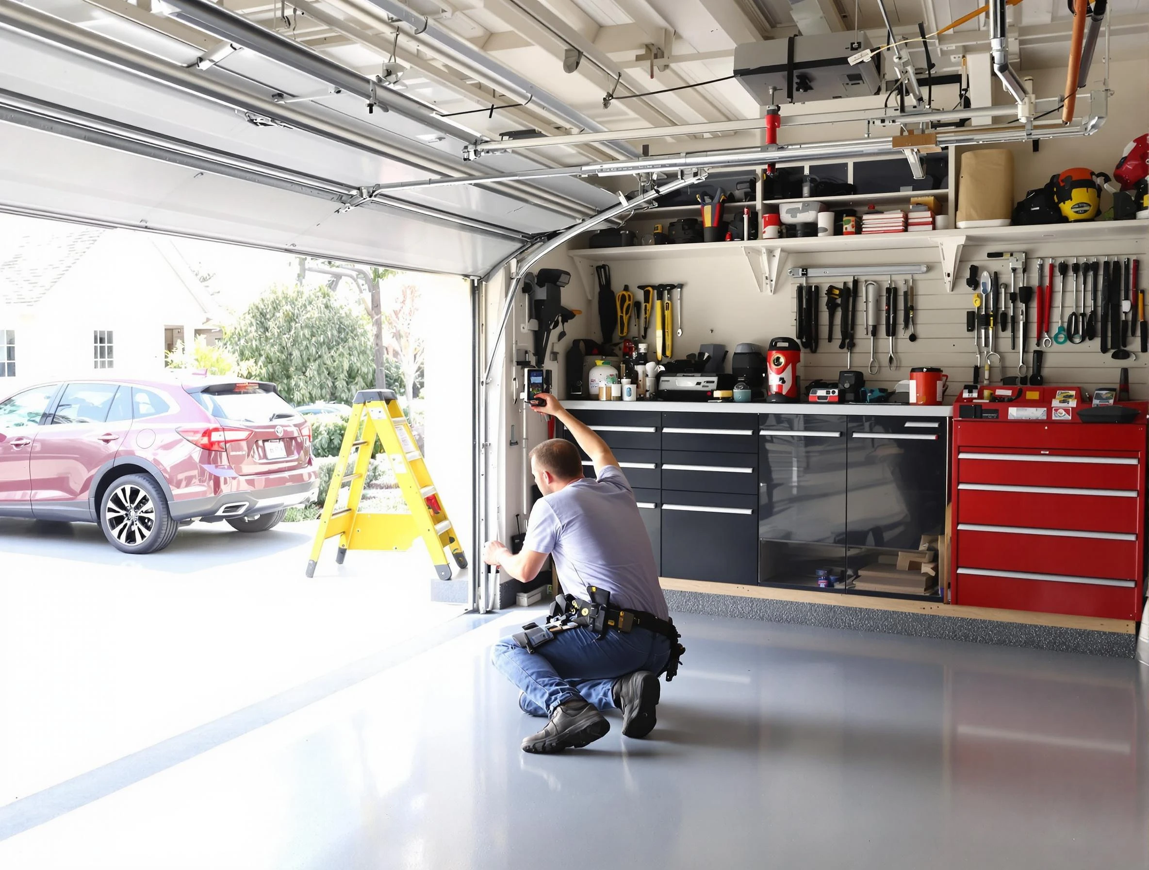 Local garage door repair service by Brookline Garage Door Repair in Brookline