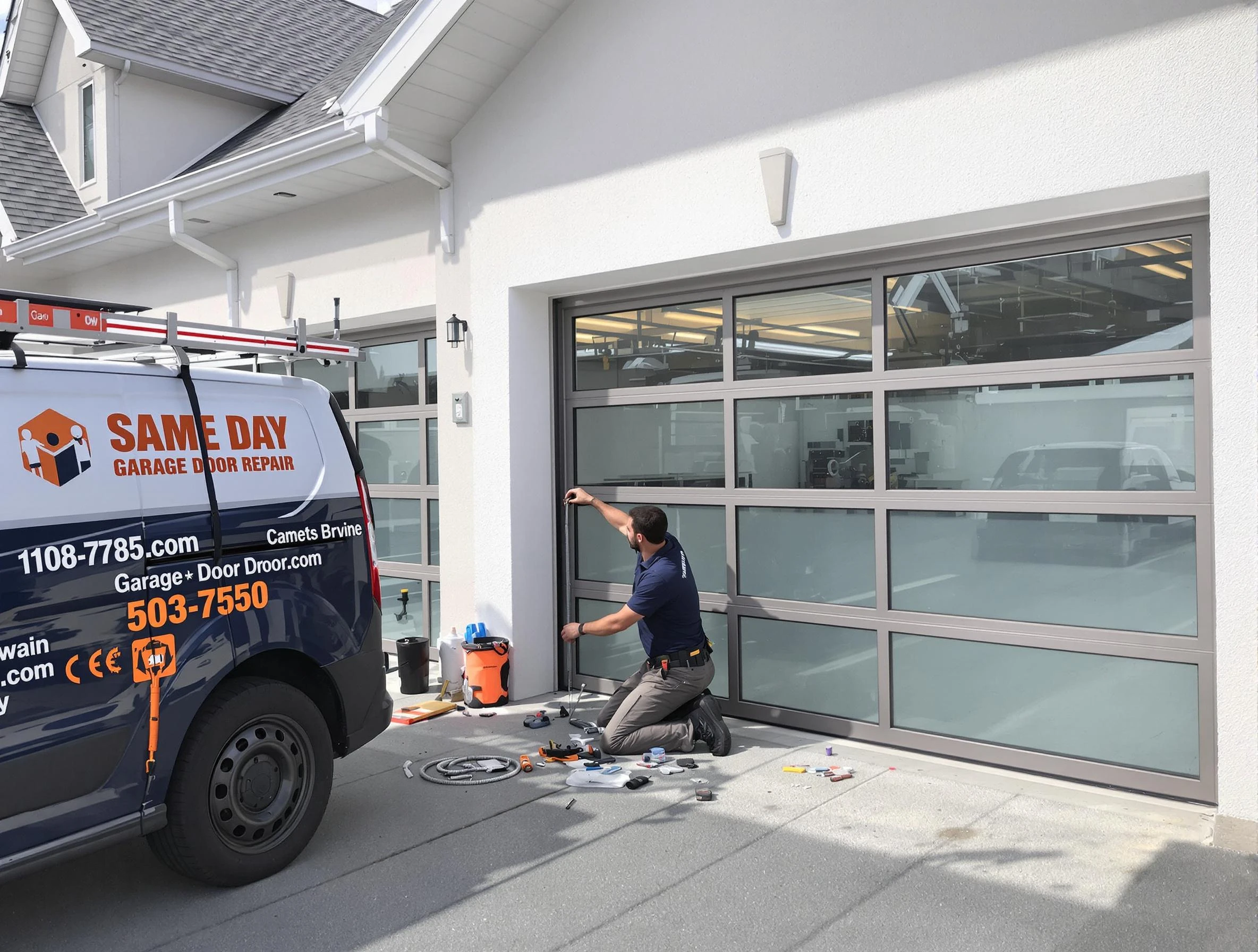 Same-day garage door repair service by Brookline Garage Door Repair in Brookline